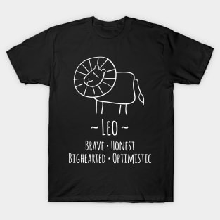 Leo Zodiac Sign T-Shirt